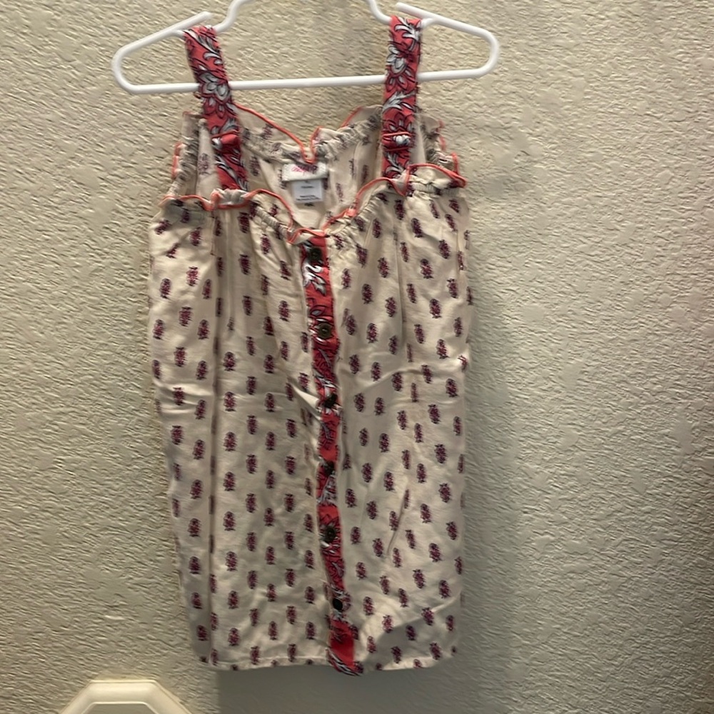 Girls medium tank blouse